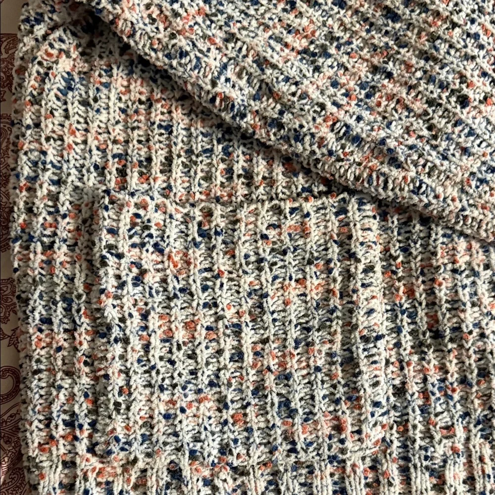 Elegant Multicolor Knit Cardigan - Picture 5 of 9